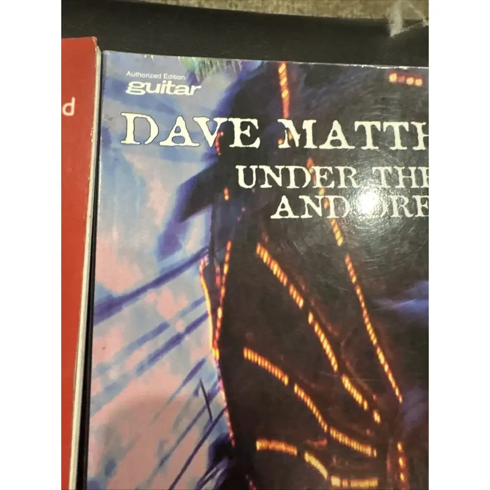Lot Of 2 Dave Matthew’s Band Song Books Crush And Under The Table and Dreaming